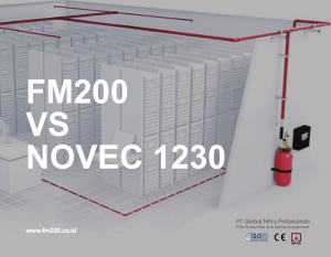 FM200 vs Novec 1230 | Fire Suppression System