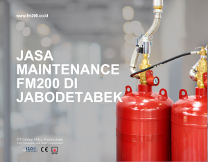 Jasa Maintenance FM200 di Jabodetabek | PT Global Mitra Proteksindo