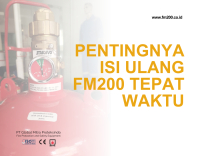 Pentingnya Isi Ulang FM200 Tepat Waktu