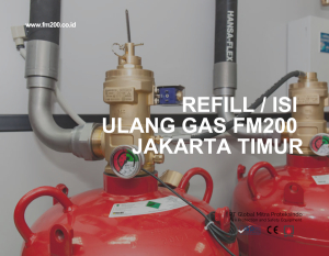 Refill / Isi Ulang Gas FM200 Jakarta Timur