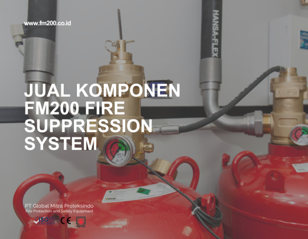 Jual Komponen FM200 Fire Suppression System