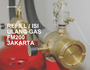 Refill / Isi Ulang Gas FM200 Jakarta